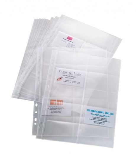 Sigel visitekaarthoes - a4 - voor 200 kaartjes - navulling - si-vz351