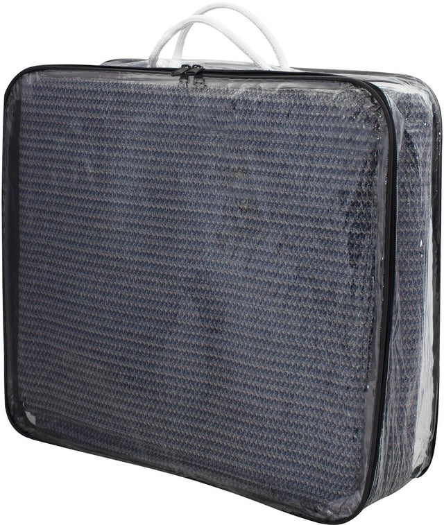 Eurotrail multi functional tapijt schaduwdoek - 300*600cm - grijs blauw