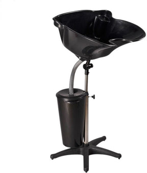 Gabbiano professional - kapperswasbak - diepe verstelbare kom - afvoerslang - 10l reservoir