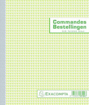 Exacompta - bestelbonboek fr nl 210x180mm 50pag 2-voud