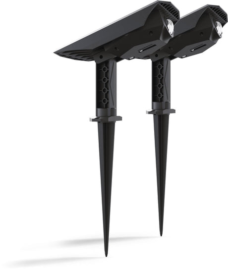 Calex padoa tuinspot - 2 stuks - grondverlichting - zonne-energie - waterdicht - warm wit licht