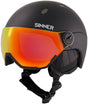 Sinner titan visor unisex skihelm - matte zwart - maat s,52-54 cm
