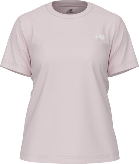 New balance sport essentials jersey t-shirt dames t-shirt - pink salt