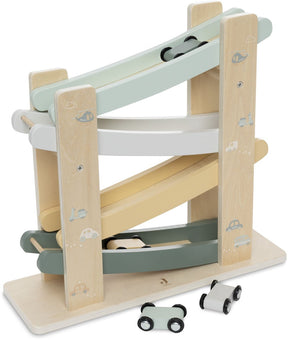 Jollein houten autobaan on the go