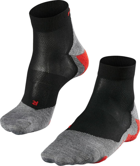 Falke ru5 short anti-blaar functioneel materiaal hardloopsokken heren zwart - maat 42-43