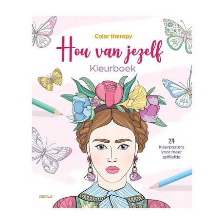 Deltas color therapy hou van jezelf kleurboek