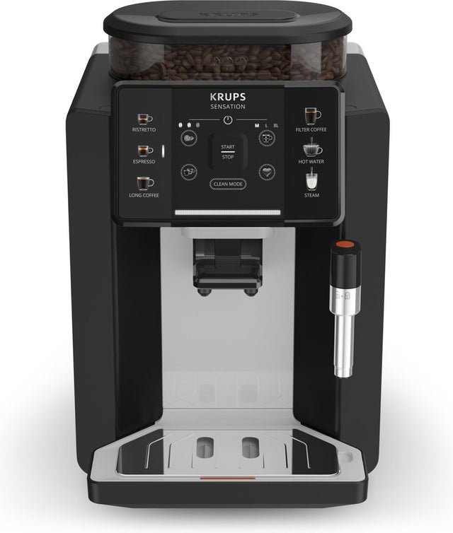 Krups sensation ea910a ea910a volautomatische espressomachine zwart nube