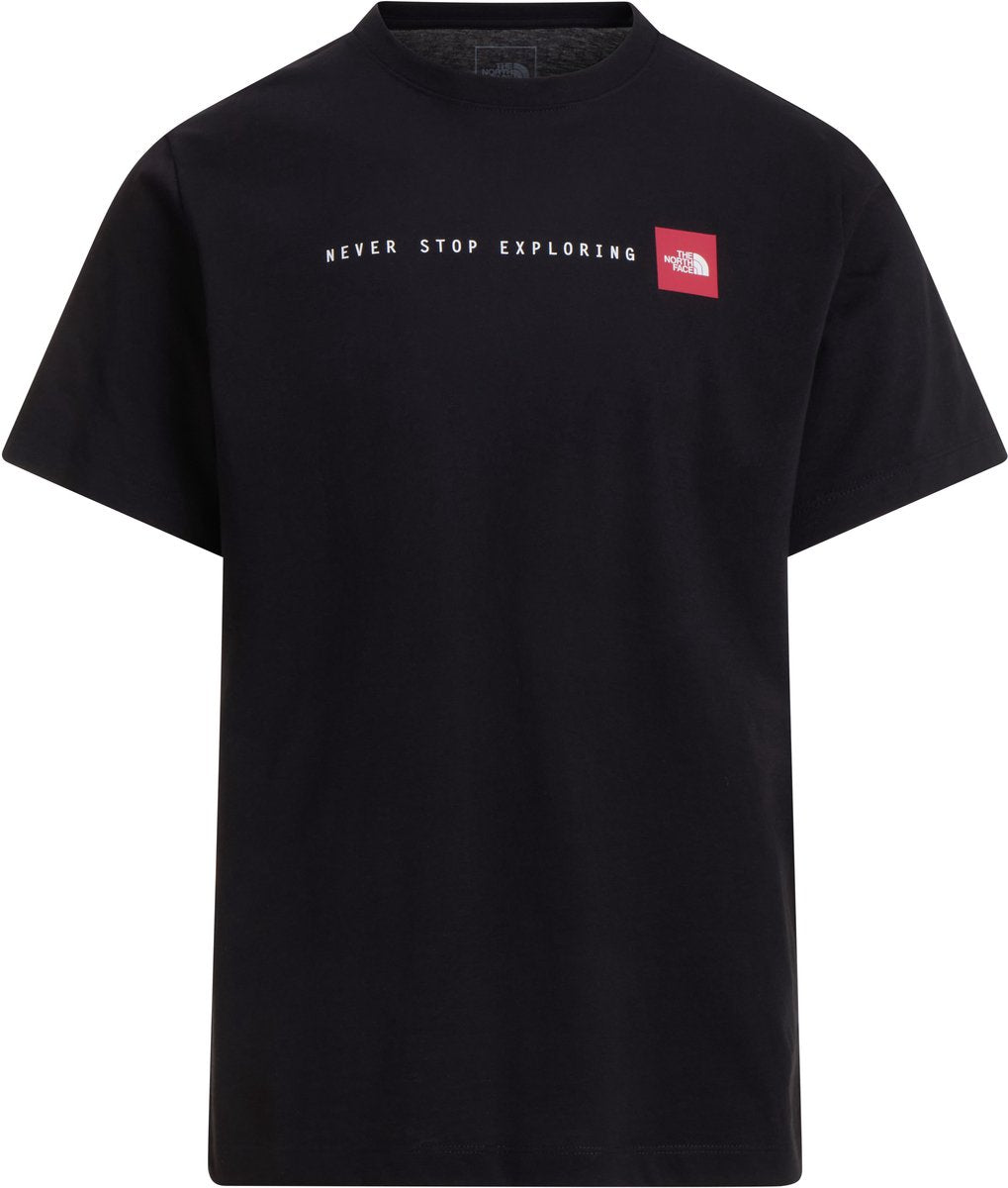 The north face m nse reg ss tee-graphic heren outdoorshirt - tnf zwart xs