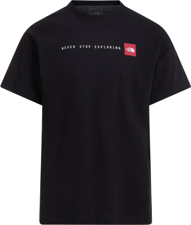 The north face m nse reg ss tee-graphic heren outdoorshirt - tnf zwart s