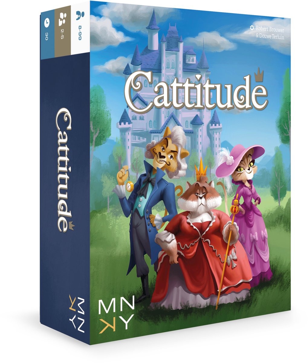 Mnky entertainment mnky - cattitude kaartspel