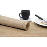 Placemat 30x45cm polyester goud | 12 stuks