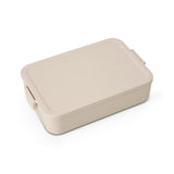 Brabantia make en take lunchbox large soft beige | 2 stuks