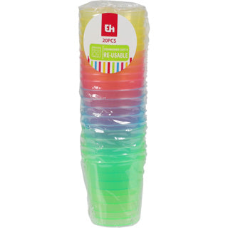 No brand shotglas set van 20 stuks | 40 stuks