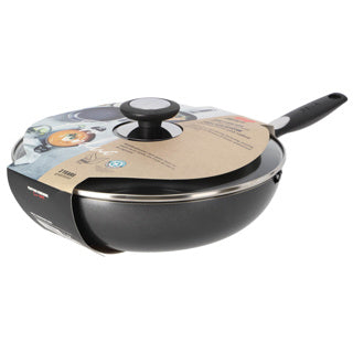 Beka pro induc wokpan 28 cm met glazen deksel