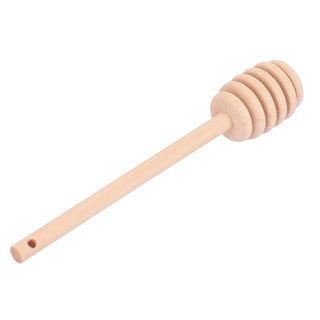 No brand houten honinglepel 15x2.8 cm lotushout