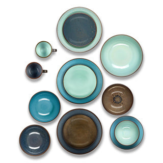 Medard de noblat feeling turquoise dessert bord 21 cm.