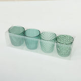 Boltze home windlicht marilu h7,5cm glas set a 4