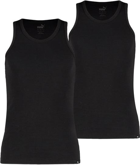 Puma heren everyday hemd - black - l - 2 paar