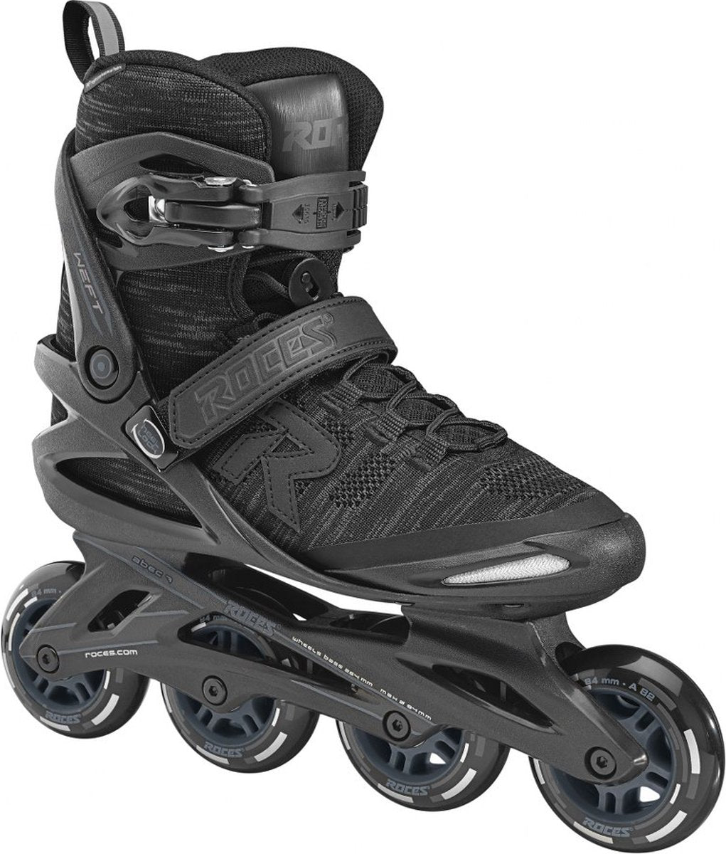 Roces weft thread 84 skeelers unisex – 4x84mm wielen – fitness inline skates – zwart – maat 46