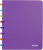 Atoma tutti frutti schrift, ft a5, 144 bladzijden, commercieel geruit, transparant paars
