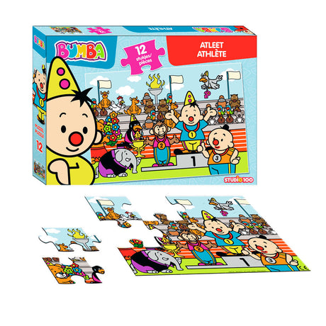 Studio 100 bumba puzzel atleet, 12st.