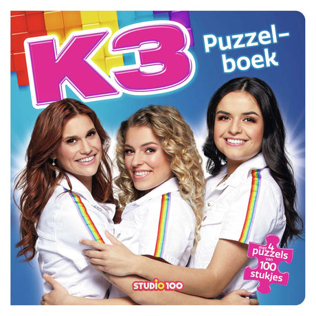 Studio 100 k3 puzzelboek - een nieuw begin