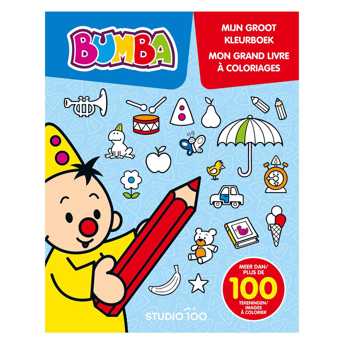 Studio 100 bumba il mio grande libro da colorare