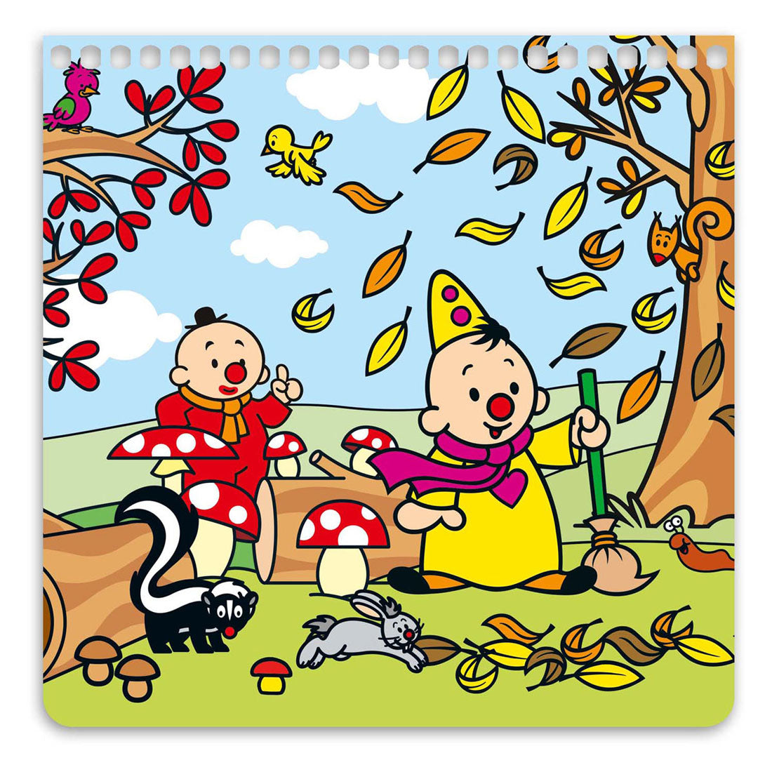 Bumba kleurboek kleuren met water herfst