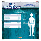 Mega mindy verkleedkleding - verkleedpak mega toby 6 8 jaar - maat 134