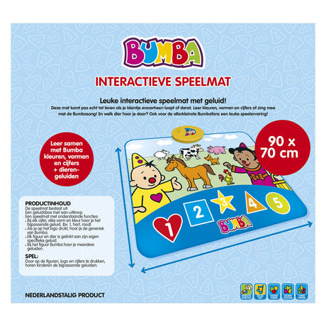 Bumba interactieve speelmat - dieren