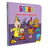 Studio 100 bumba kartonboek met flapjes - samen spelen, samen delen