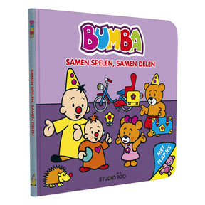 Studio 100 bumba kartonboek met flapjes - samen spelen, samen delen