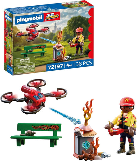 Playmobil city action brandweer blusdrone - 72197
