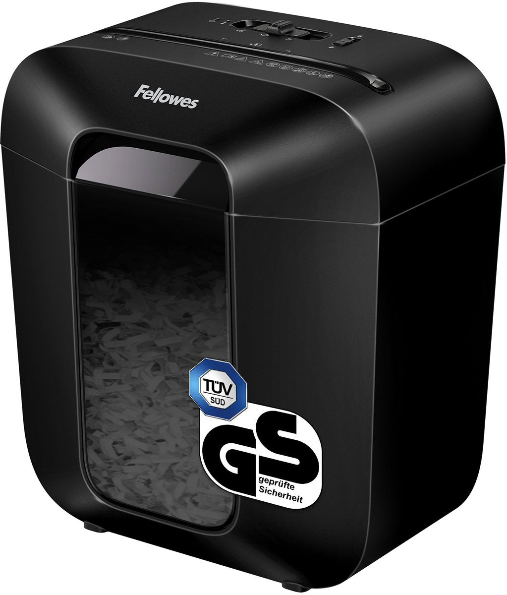 Fellowes papierversnipperaar lx25 zwart cross-cut