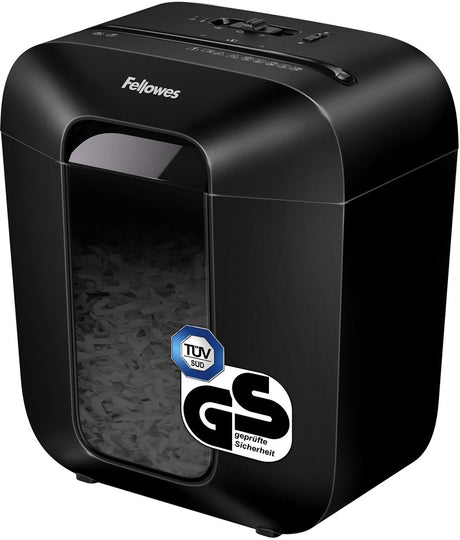 Fellowes lx25 papiervernietiger papierversnipperaar – p‑4 cross‑cut – 6 vellen – 11,5 liter – voor thuis thuiskantoor