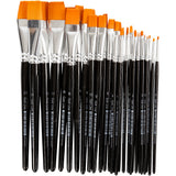 Creativ company https: www.cchobby.nl gold-line-penselen-afm-0-2-4-8-12-16-20-l-17-21-cm-b-2-22-mm-plat-30-stuk-1-doos