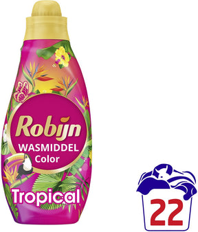 Robijn - wasmiddel - vloeibaar - tropical - 22wb 665ml