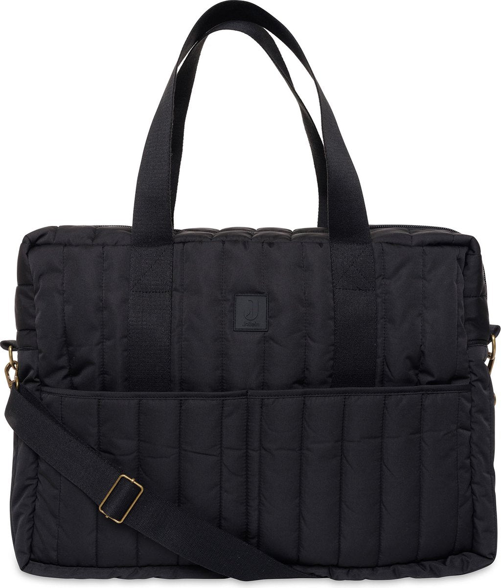 Jollein baby luiertas - puffed moos - black