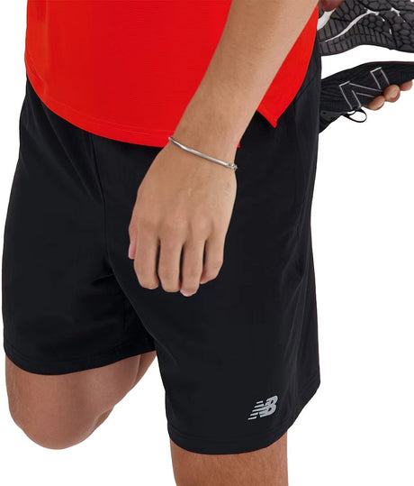 New balance sport essential short 7 heren sportbroek - black