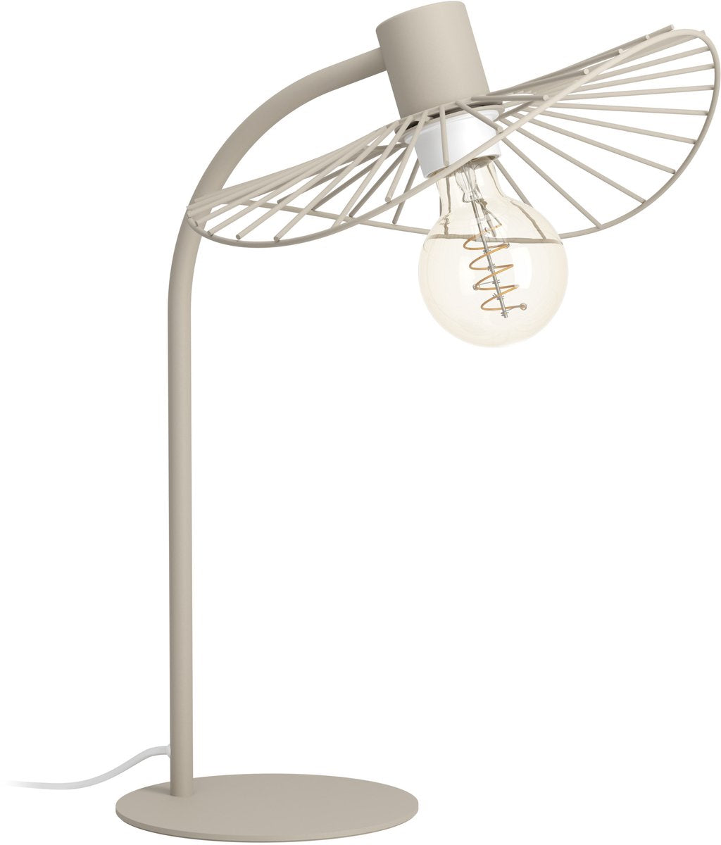Eglo arroturas tafellamp - e27 - 45 cm - zandkleur beige