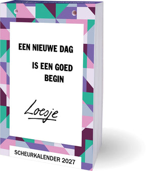 Merkloos sans marque loesje scheurkalender 2027