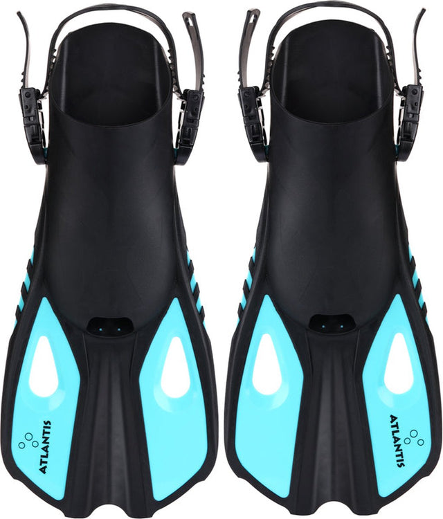 Atlantis snapper - zwemvliezen - flippers - volwassenen - zwart turquoise - 37-41