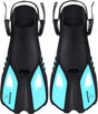 Atlantis snapper - zwemvliezen - flippers - volwassenen - zwart turquoise - 37-41