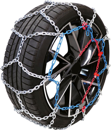 Carpoint sneeuwkettingen rvx-235 – 16mm – set van 2 – kruisspoor – voor suv 4x4 – met tas accessoires