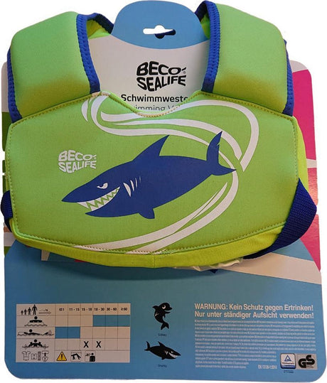 Beco-sealife® zwemvest easy fit - groen - voor kinderen 15-30 kg one size