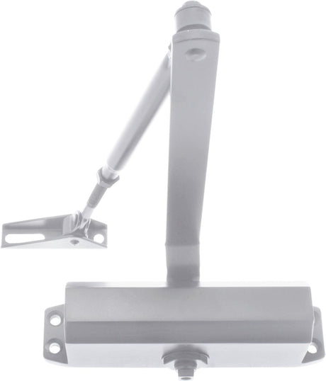 Starx deurdranger deurveerscharnier 40 - 65 kg - aluminium - zilver