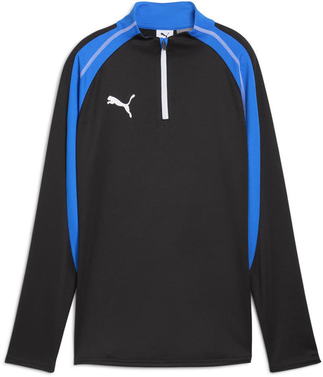 Puma individualblaze 1 4 zip-top dames sporttop - black- white-racing blue s