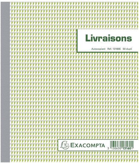 Exacompta doorschrijfpapier leveringen 21x18cm 50 zelfkopiërend papier dupli - - 13160e