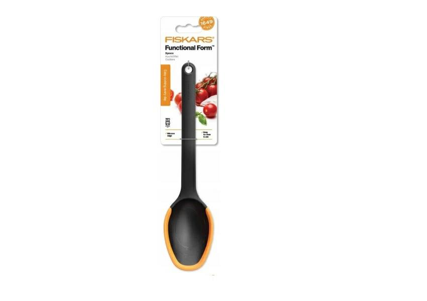 Fiskars lepel met siliconen rand 29cm ff