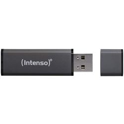Usb-stick intenso alu line 64 gb 28mb s antraciet